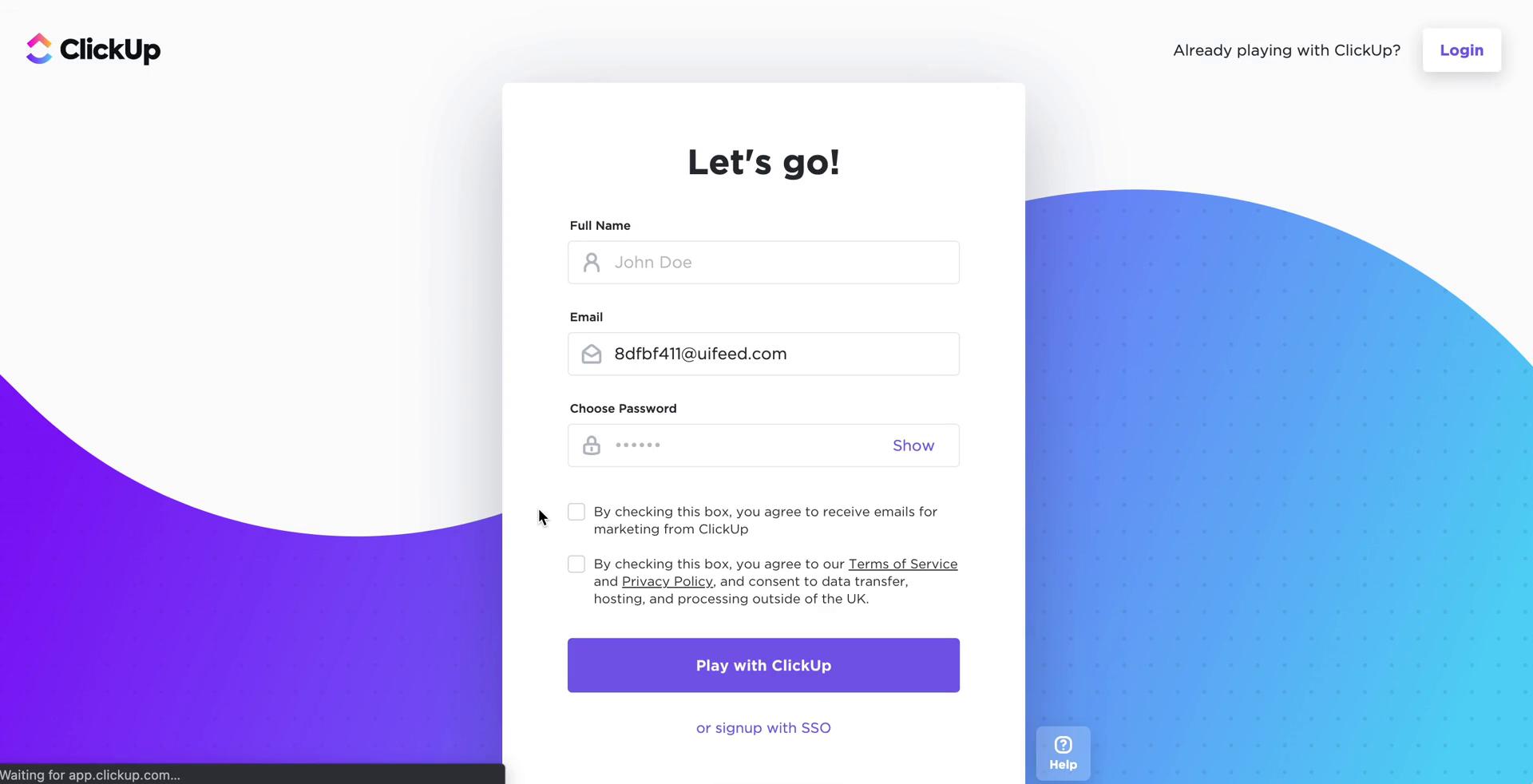 Onboarding on ClickUp video thumbnail