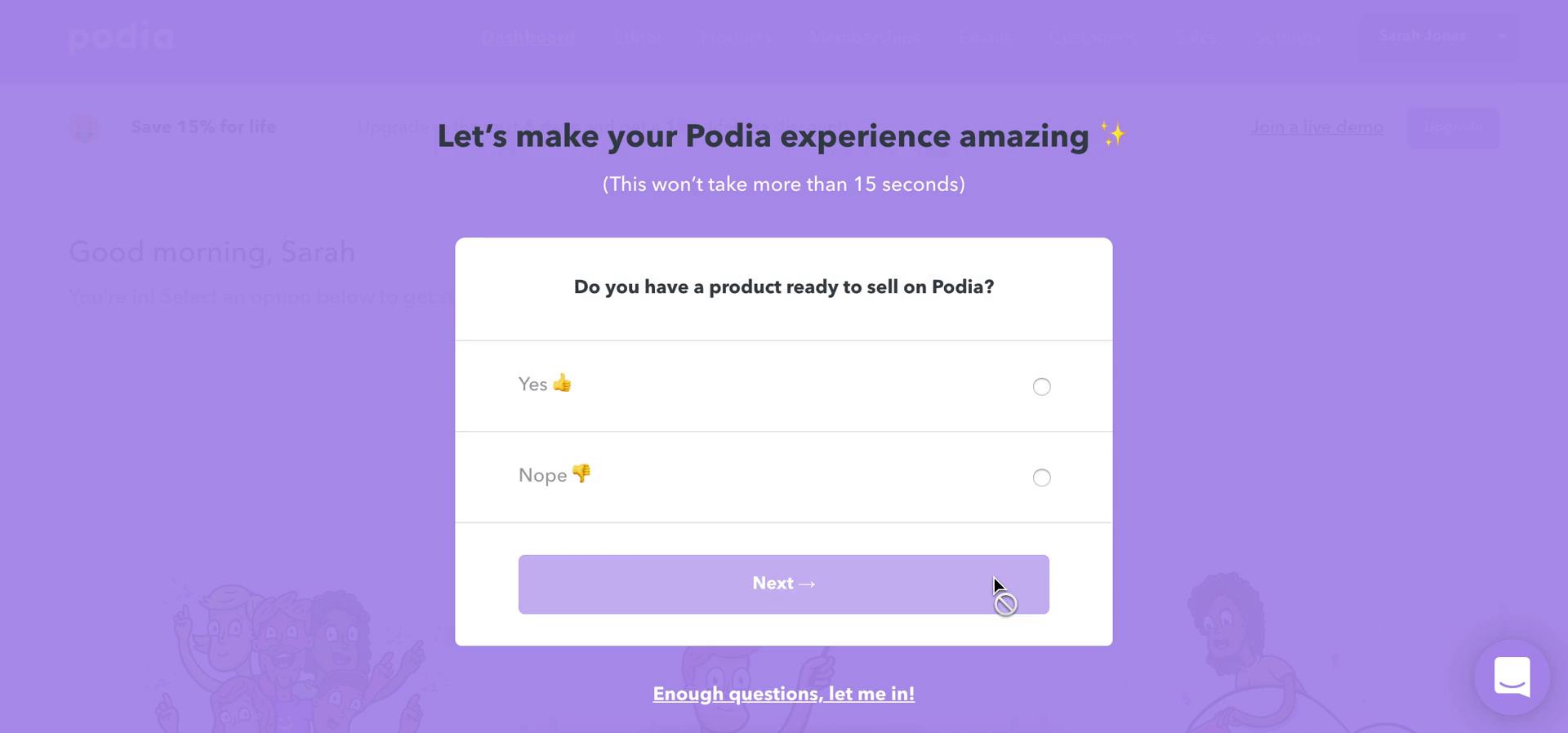 Onboarding on Podia video thumbnail