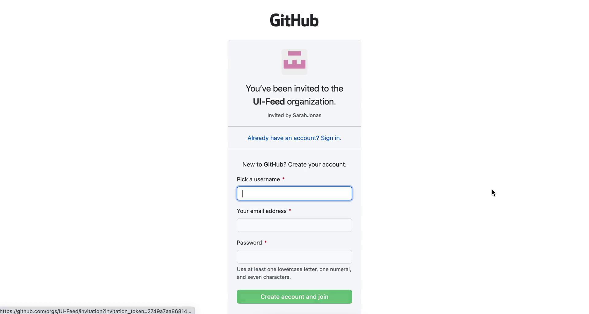 Accepting an invite on GitHub video thumbnail