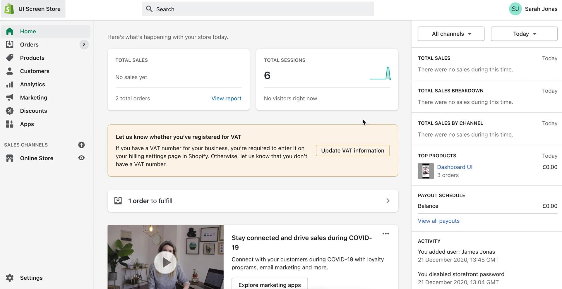 Analytics/Stats on Shopify video thumbnail