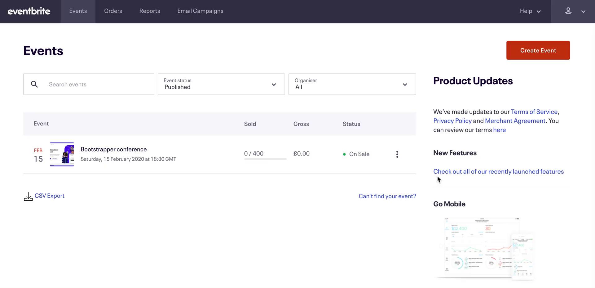 Creating an event on Eventbrite video thumbnail
