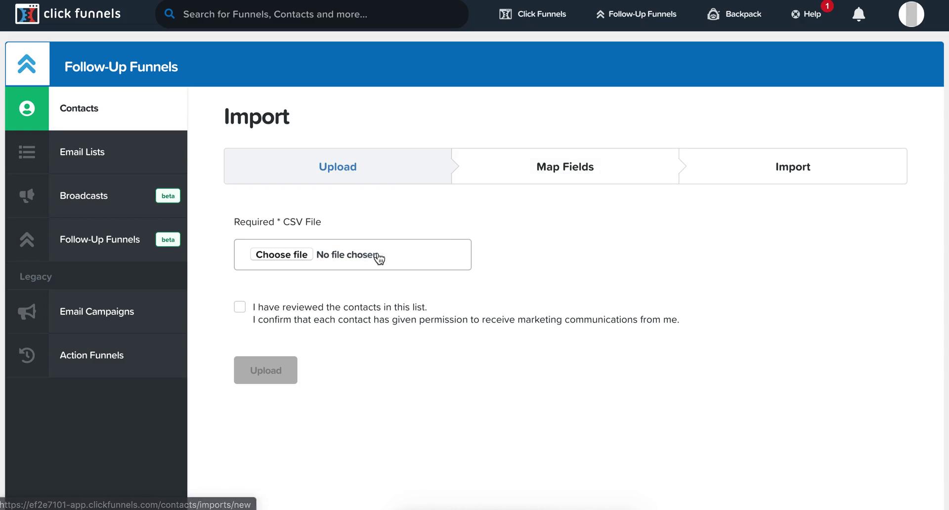 CSV import on ClickFunnels video thumbnail