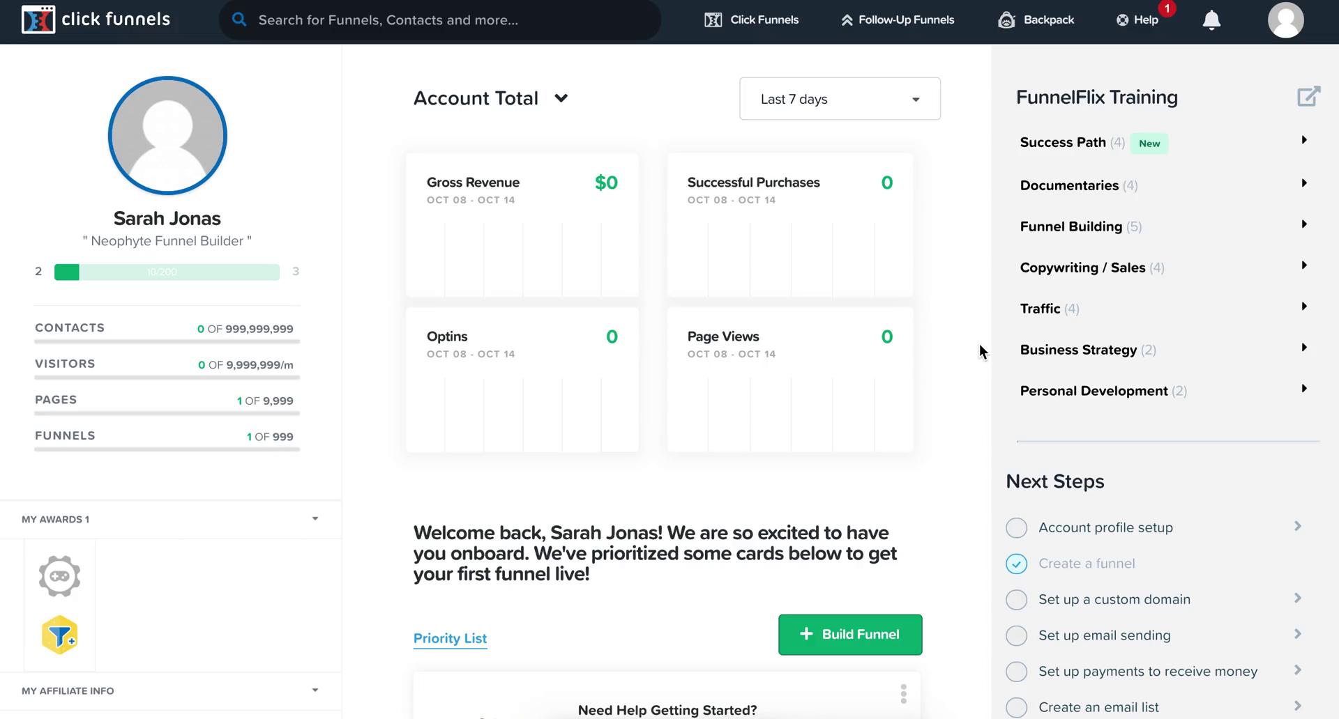 Updating your profile on ClickFunnels video thumbnail