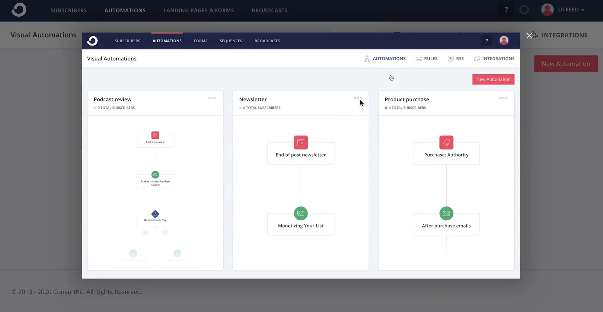 Creating an automation workflow on ConvertKit video thumbnail