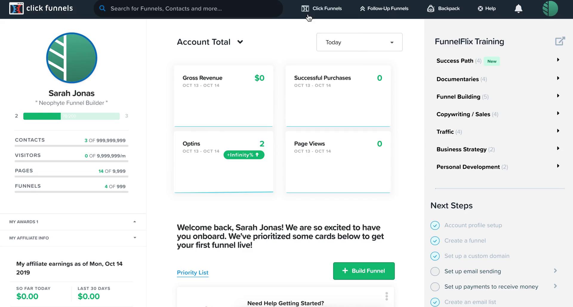 Split testing on ClickFunnels video thumbnail