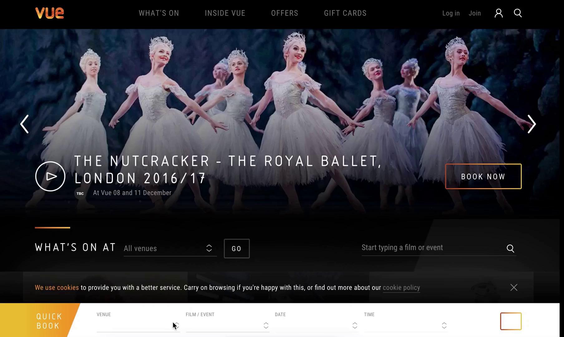 Buying a ticket on Vue Cinemas video thumbnail