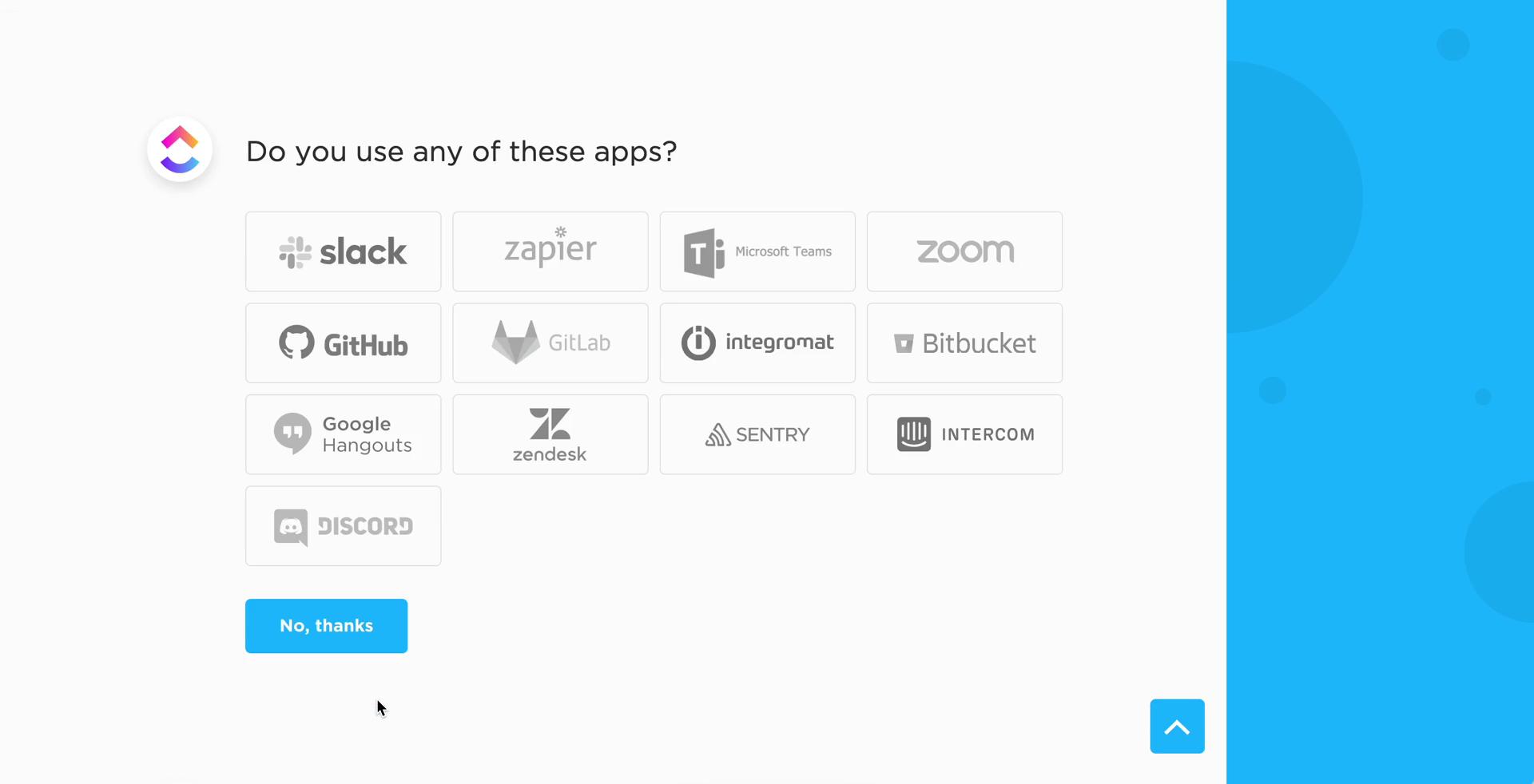 Onboarding screenshot