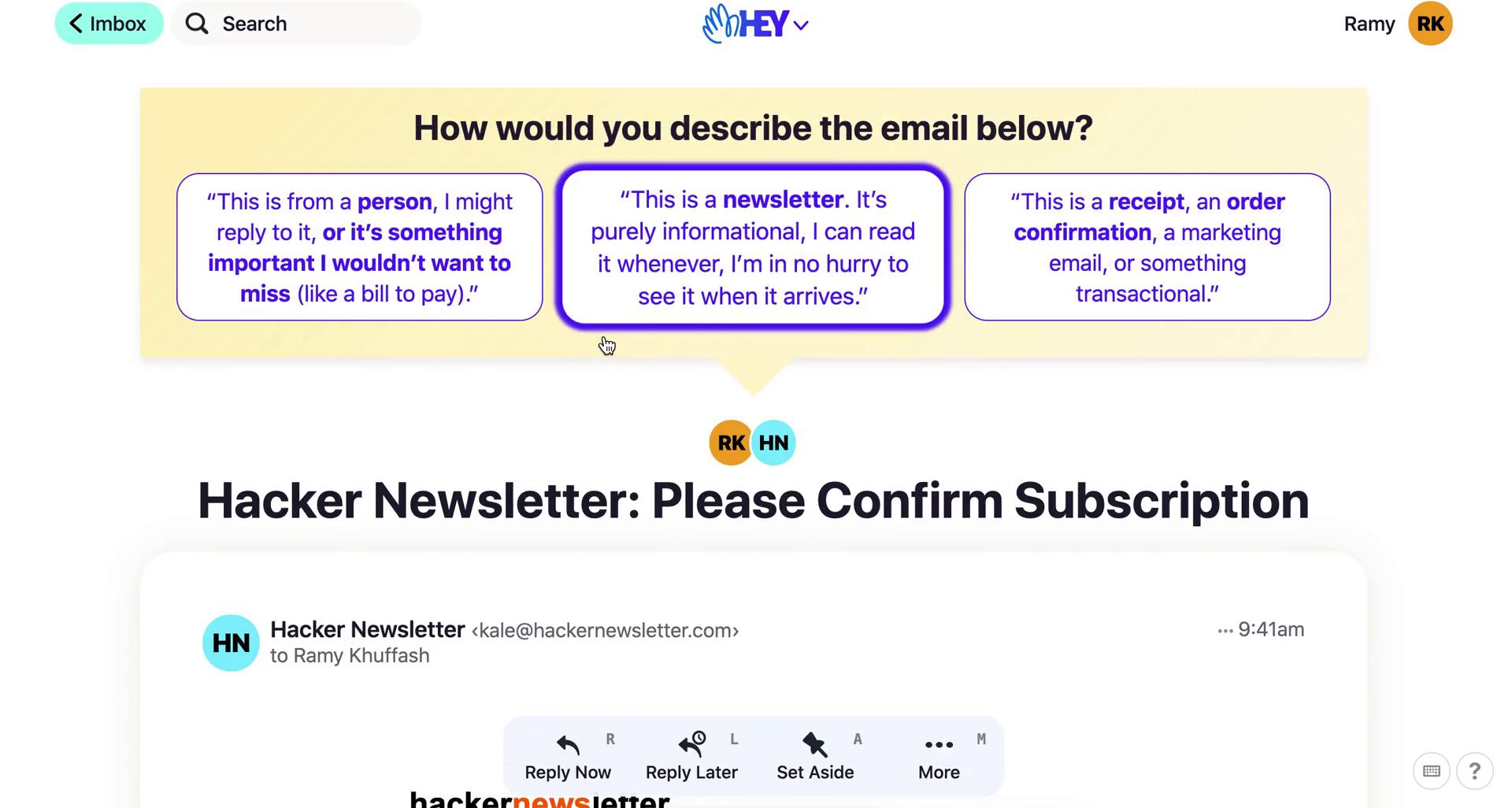 Saving on Hey video thumbnail