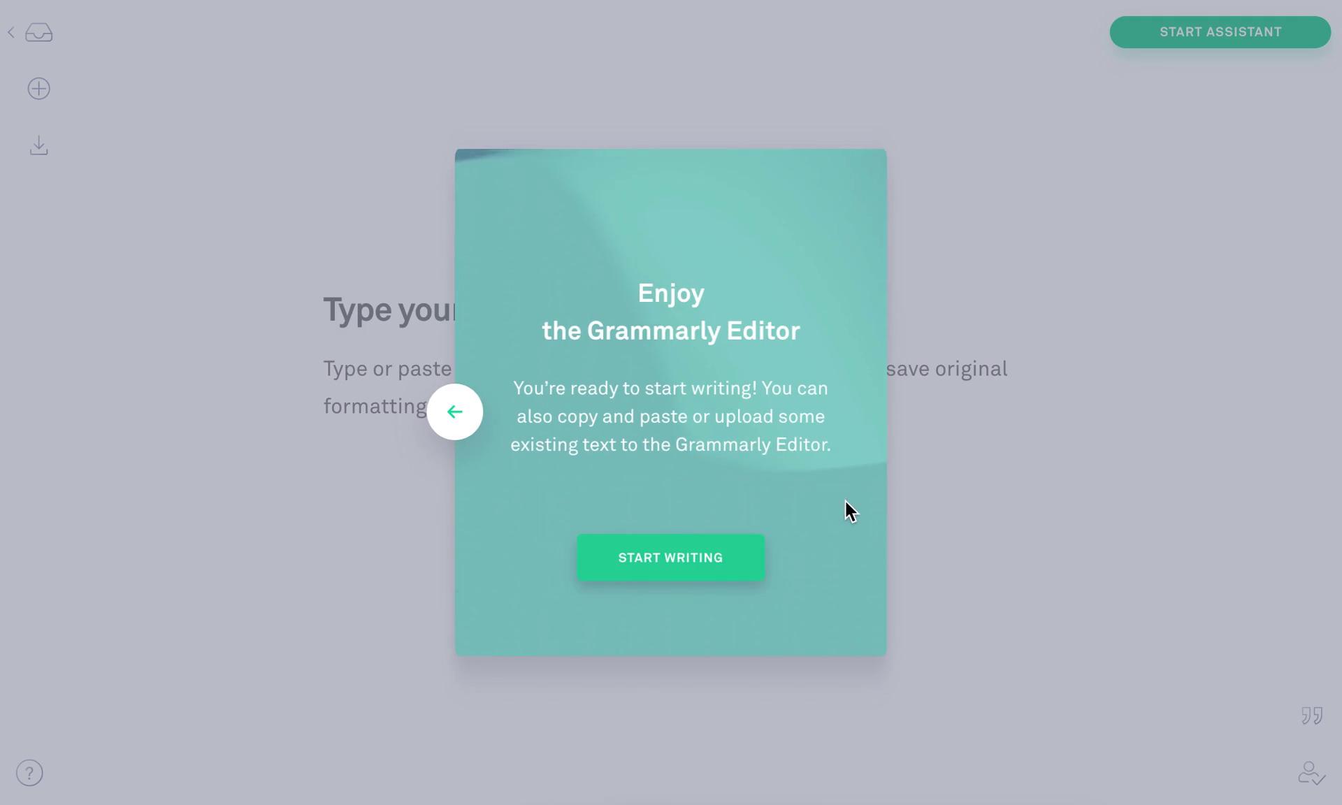 Onboarding screenshot