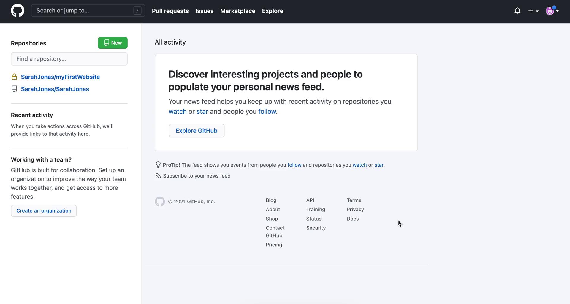 Creating a team on GitHub video thumbnail