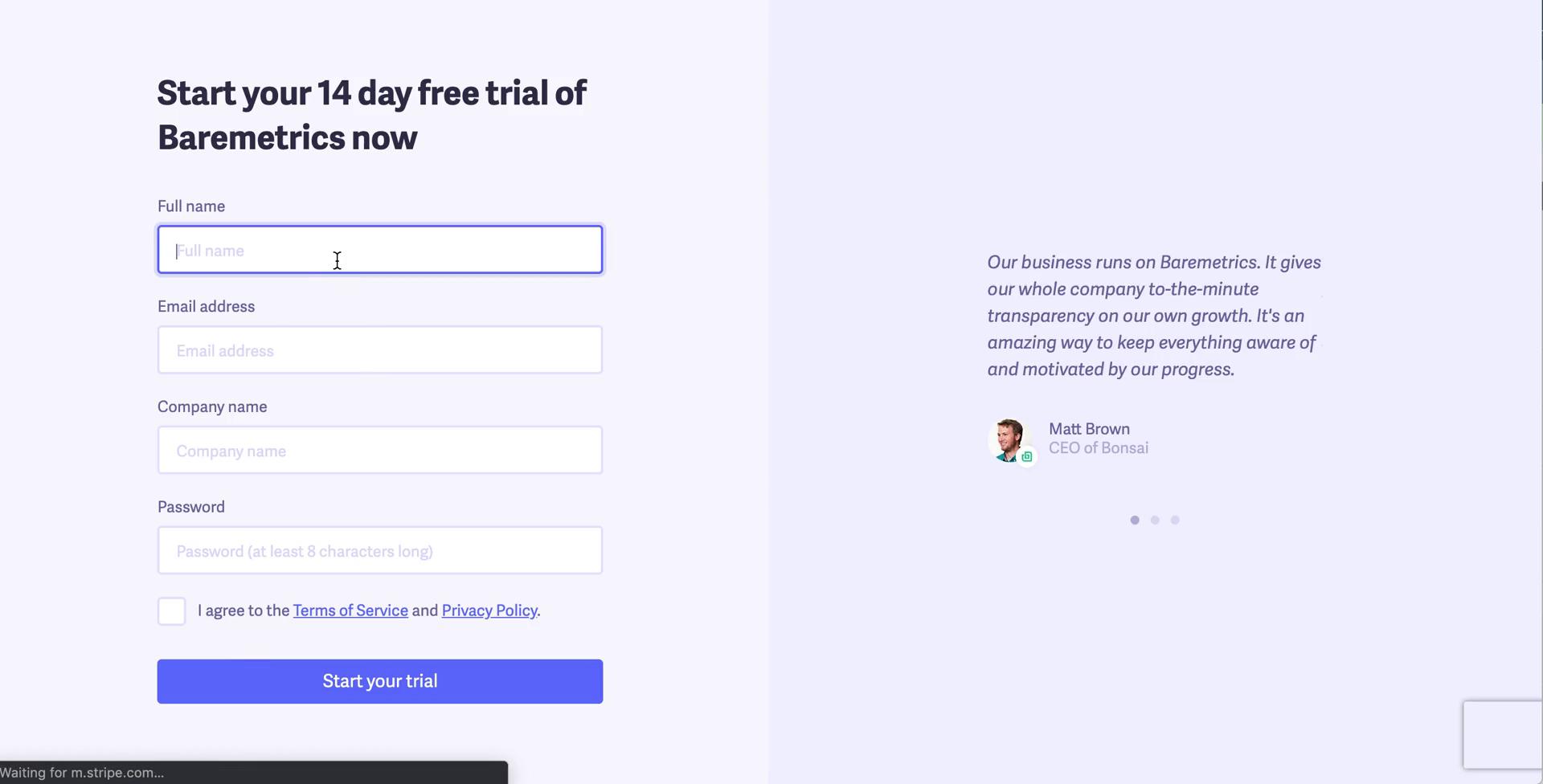 Onboarding on Baremetrics video thumbnail