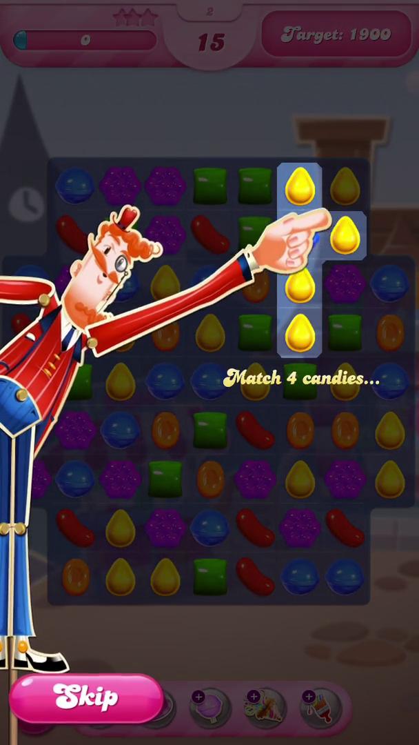 Completing a level on Candy Crush video thumbnail