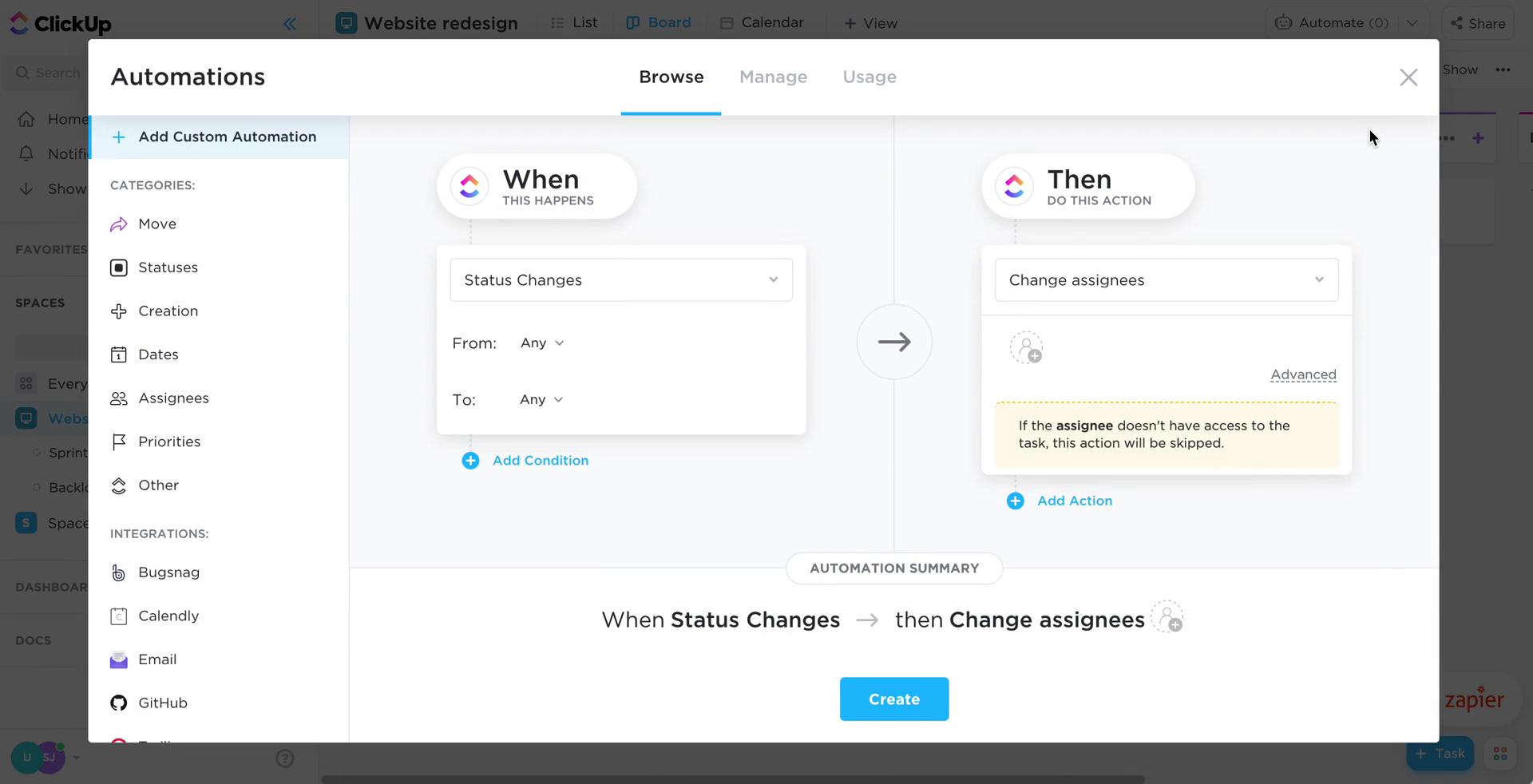 Creating an automation workflow on ClickUp video thumbnail