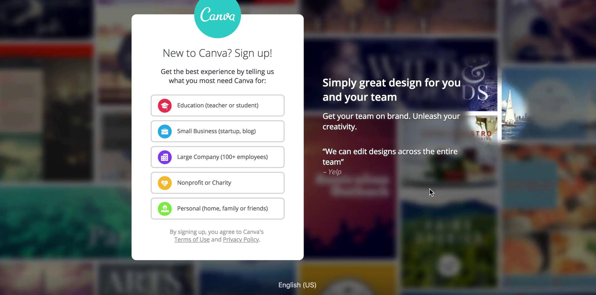 Onboarding screenshot