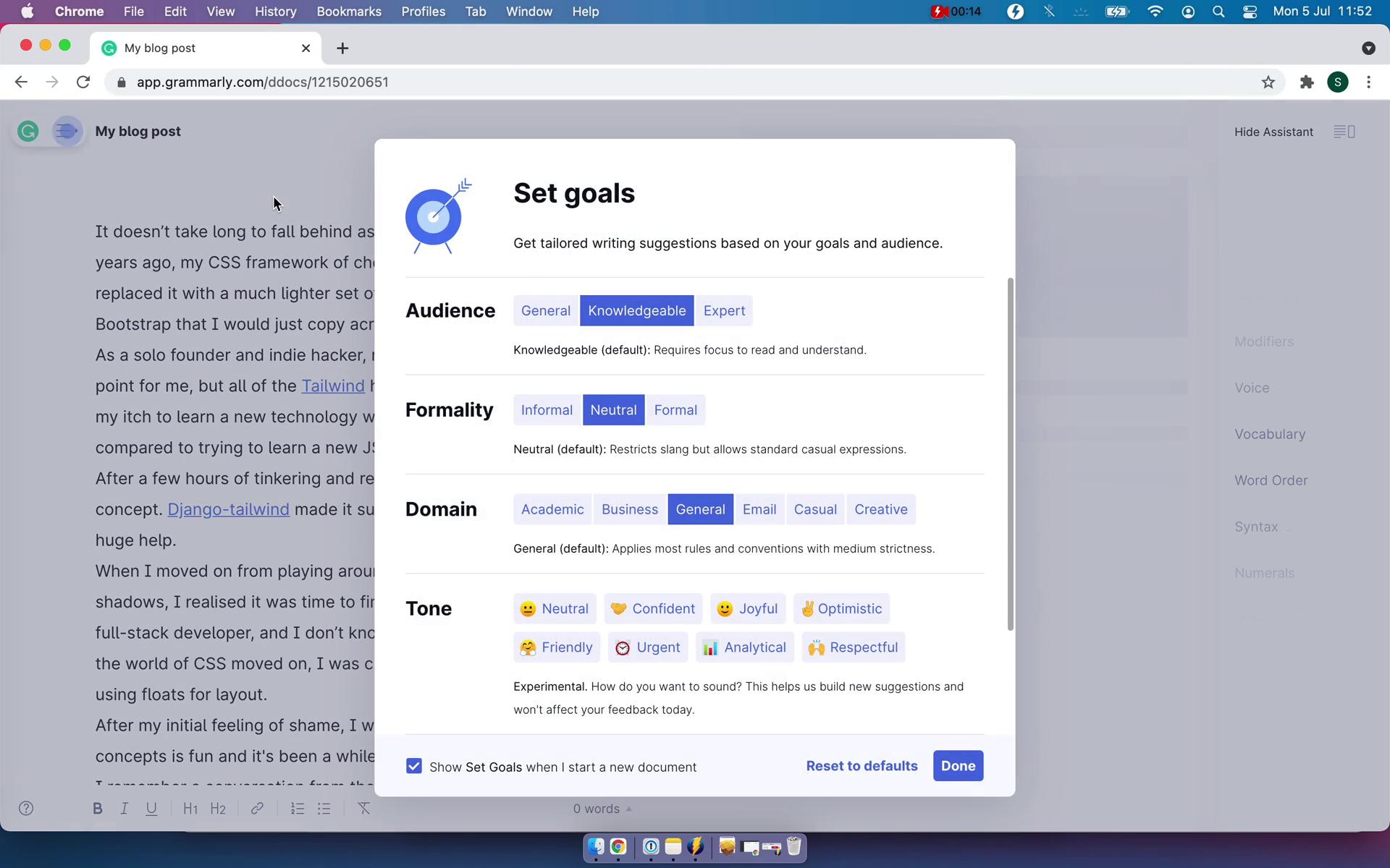 Creating a document screenshot