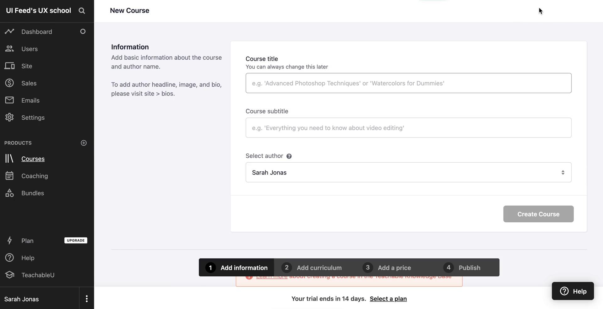 Creating a course on Teachable video thumbnail