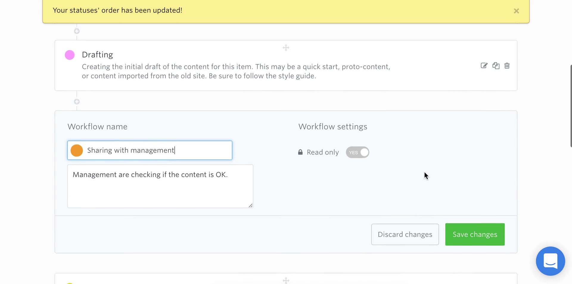 Editing a workflow on GatherContent video thumbnail
