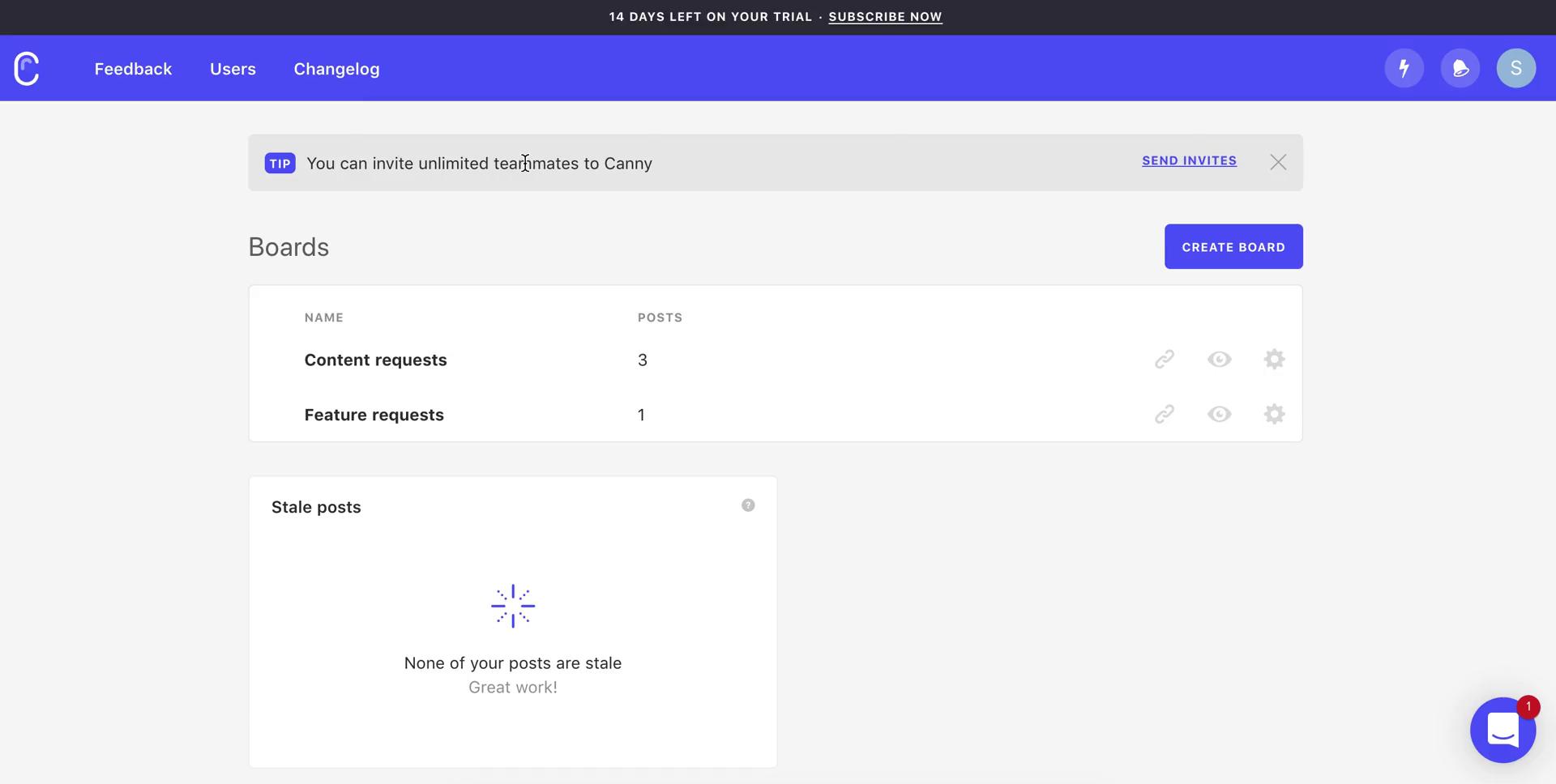 Creating a post on Canny video thumbnail