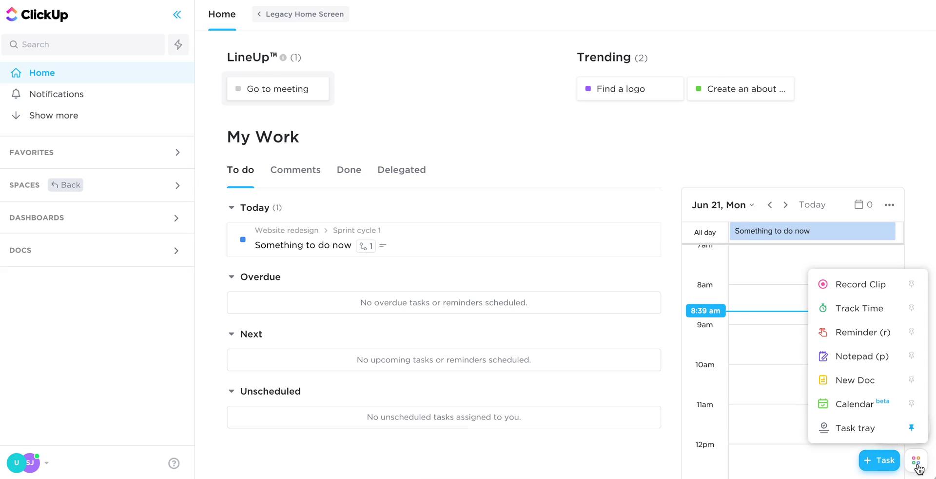 Time tracking on ClickUp video thumbnail