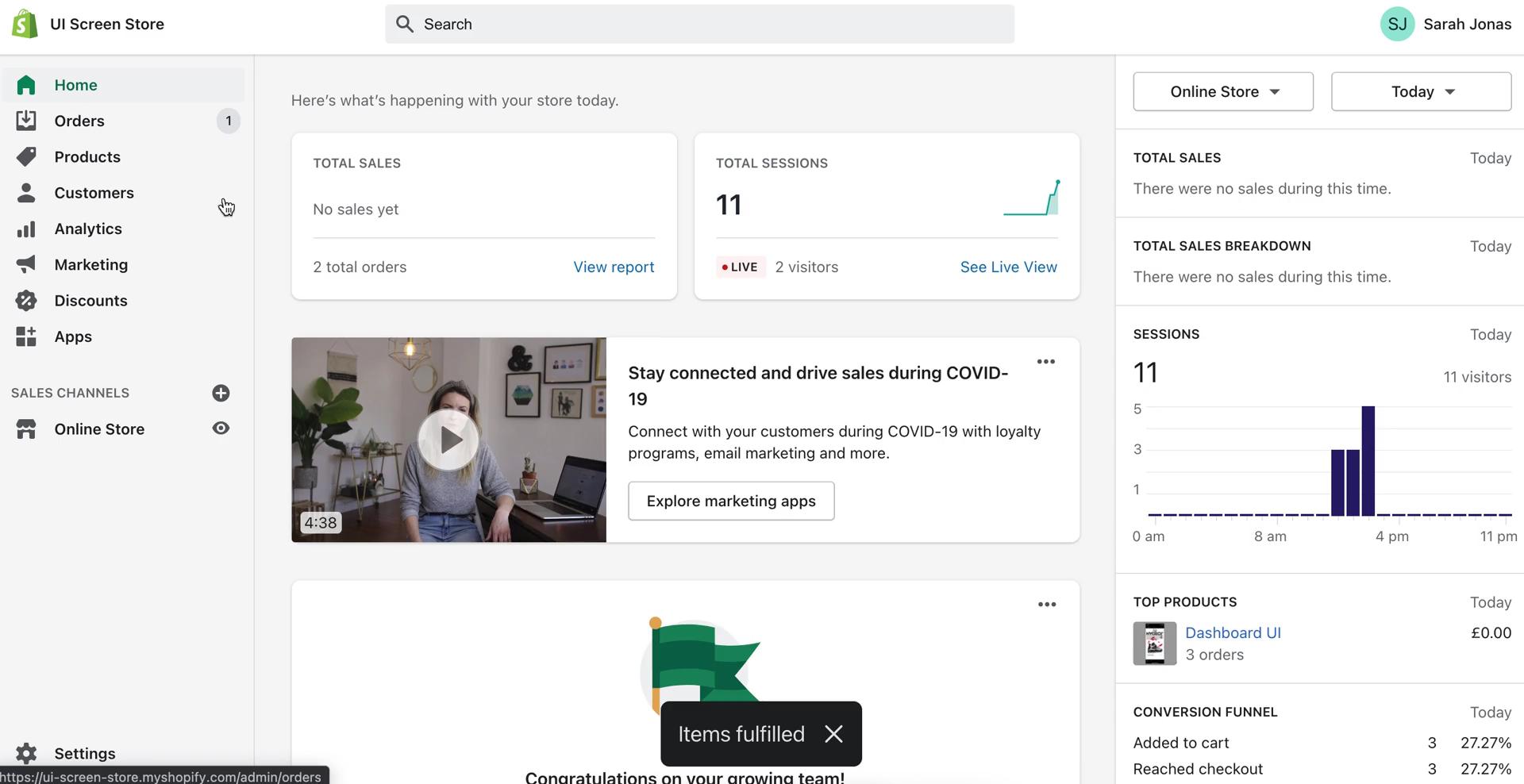 General browsing on Shopify video thumbnail