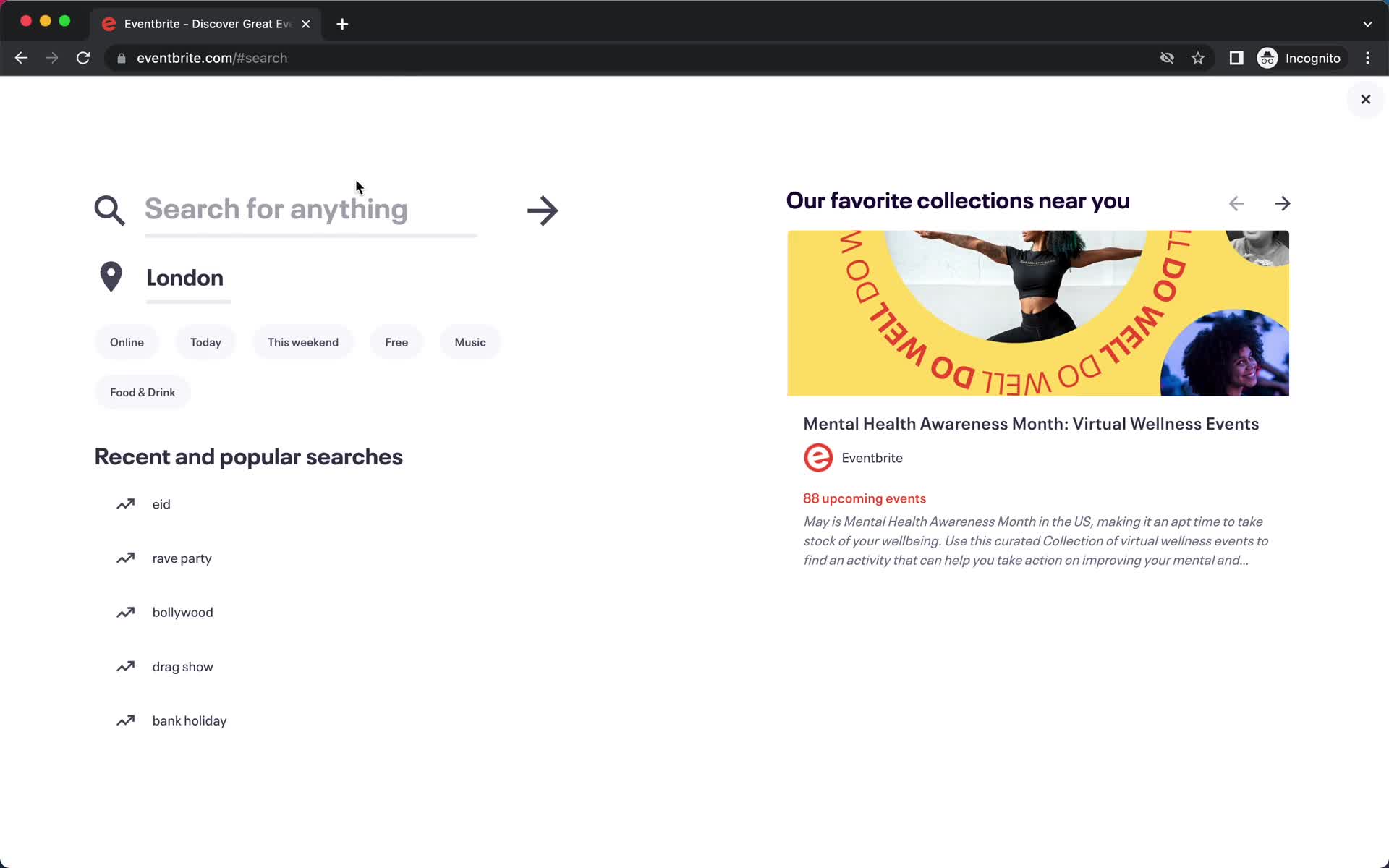 Searching on Eventbrite video thumbnail