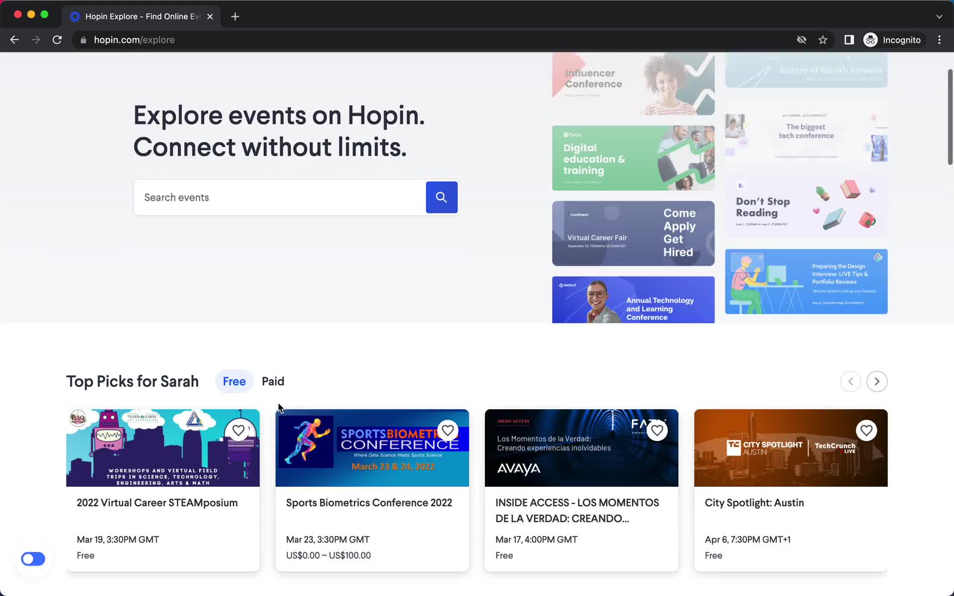 Searching on Hopin video thumbnail