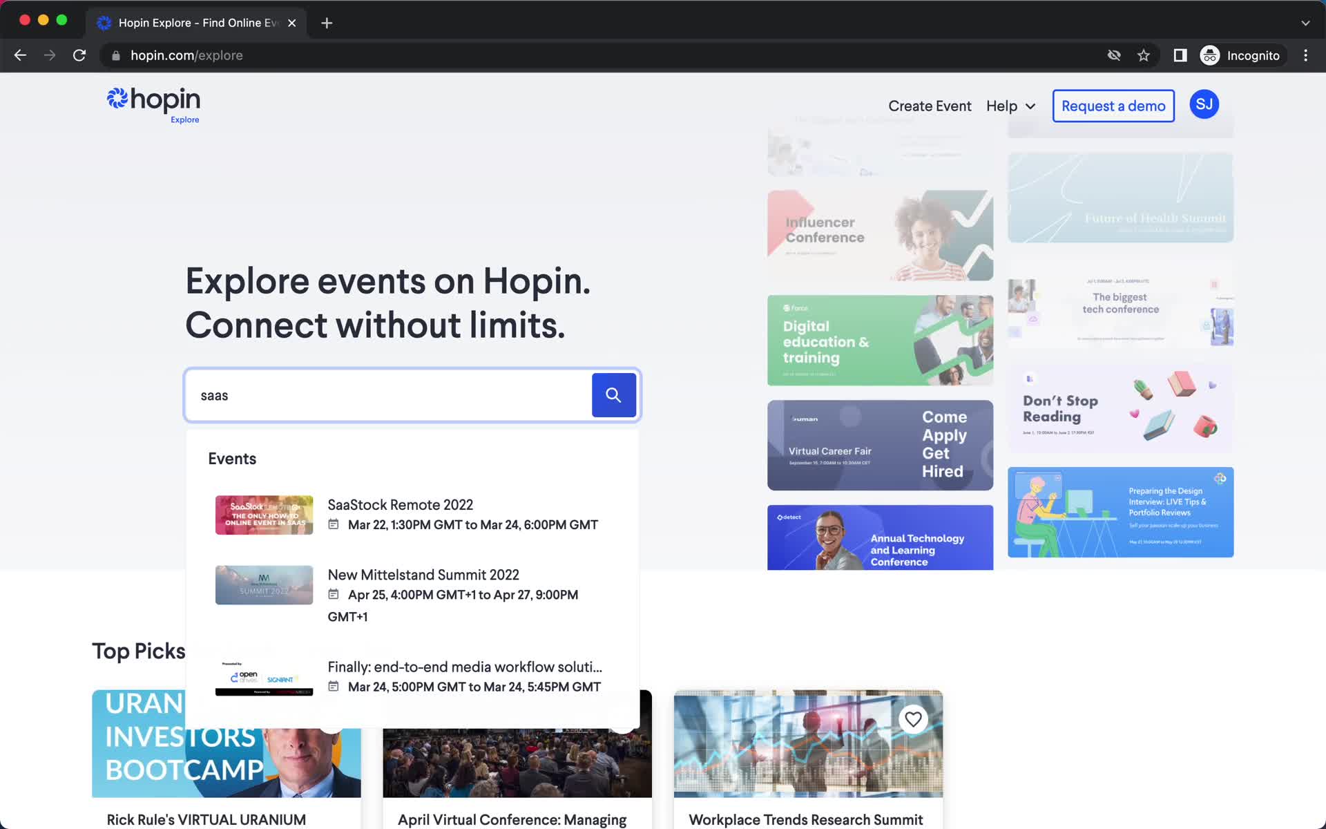 Searching on Hopin video thumbnail