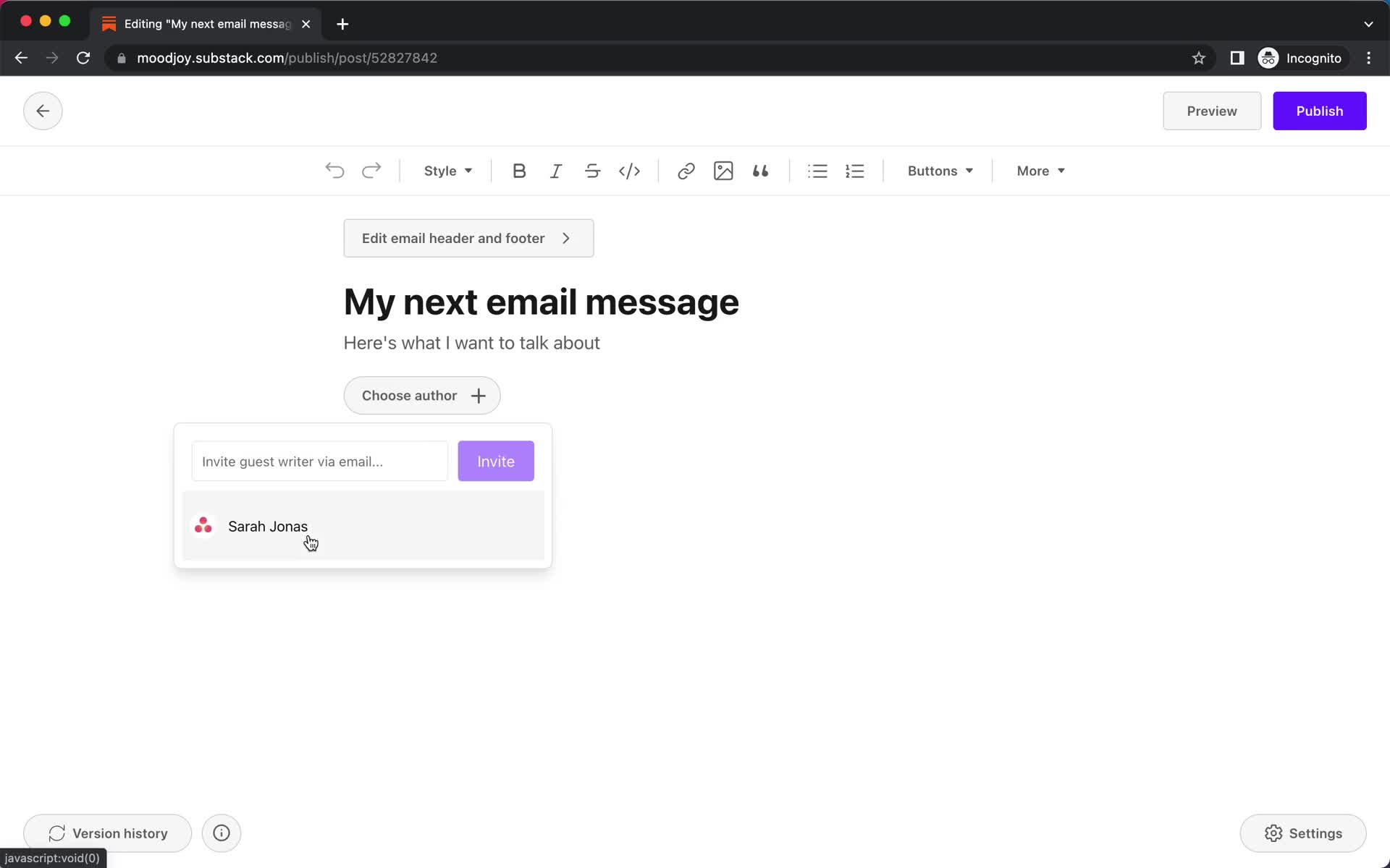 Creating an email campaign on Substack video thumbnail