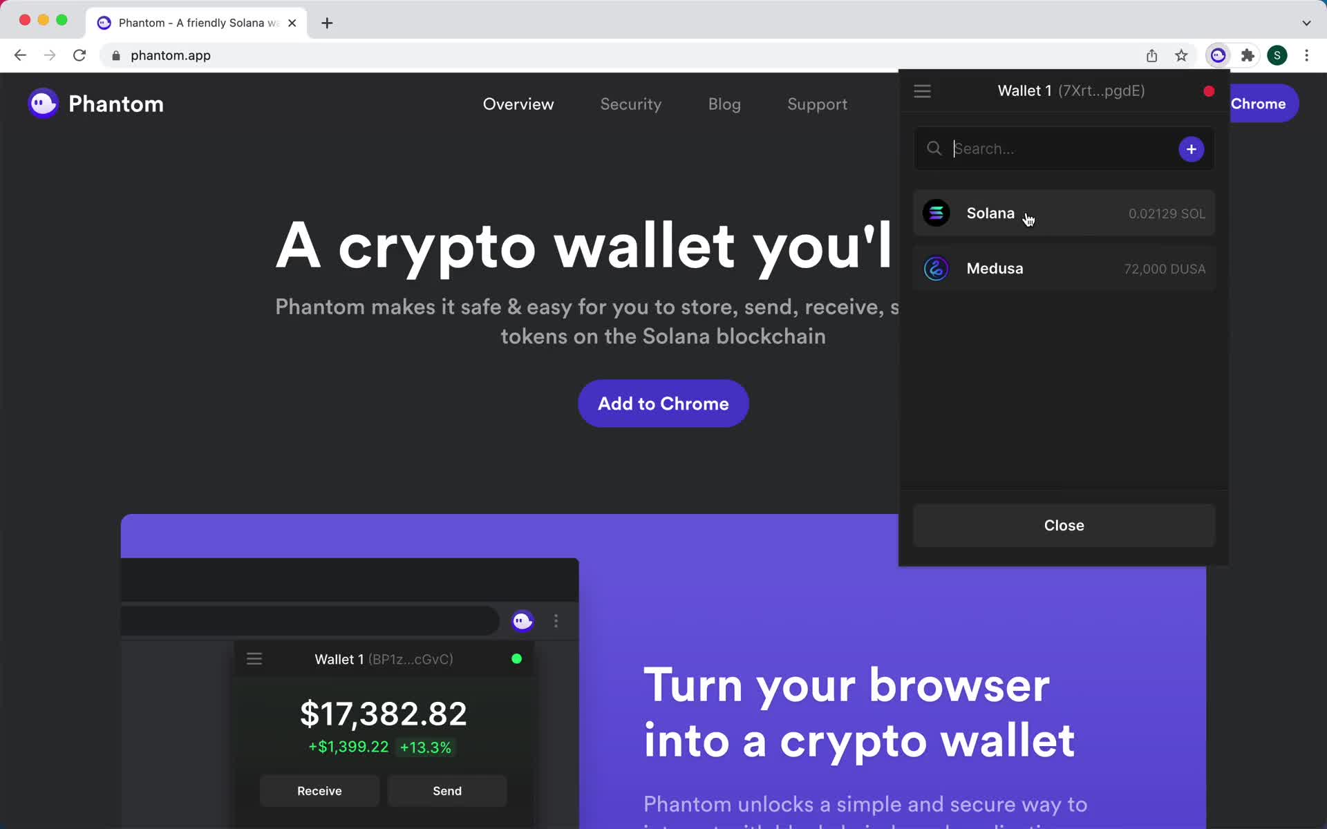 Sending currency on Phantom video thumbnail