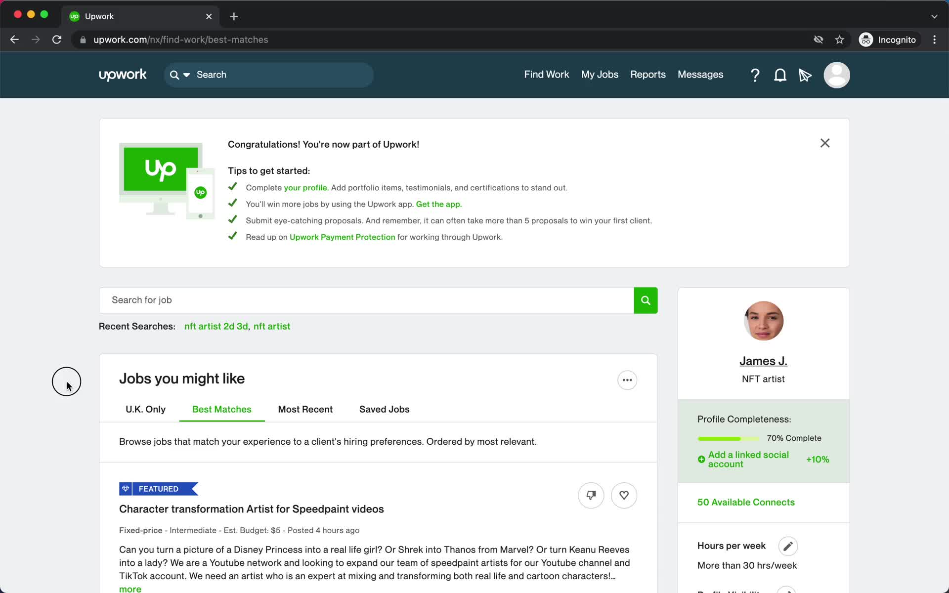 Submitting a proposal on Upwork video thumbnail