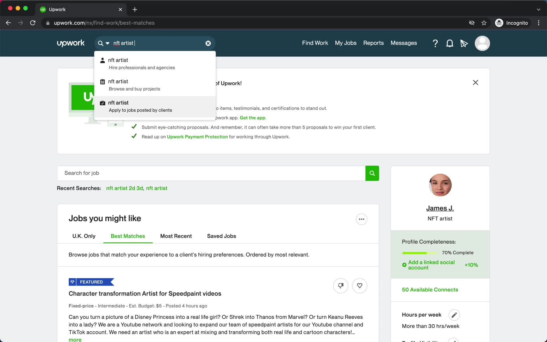 Submitting a proposal on Upwork video thumbnail