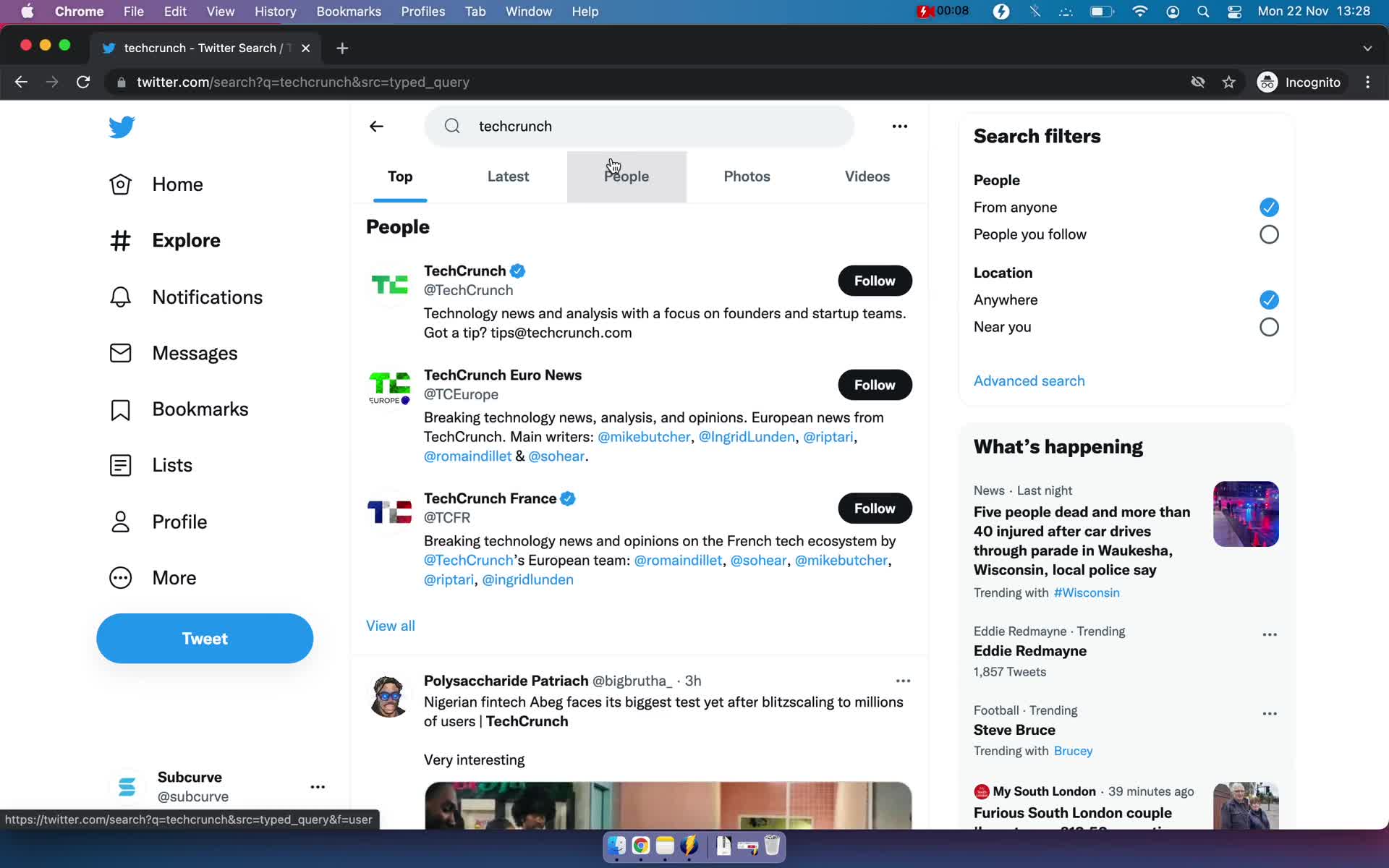 Searching on Twitter video thumbnail